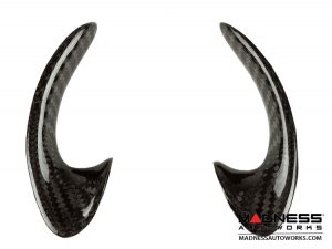 FIAT 500 Steering Wheel Trim - Lateral Side Trim Set - Carbon Fiber 